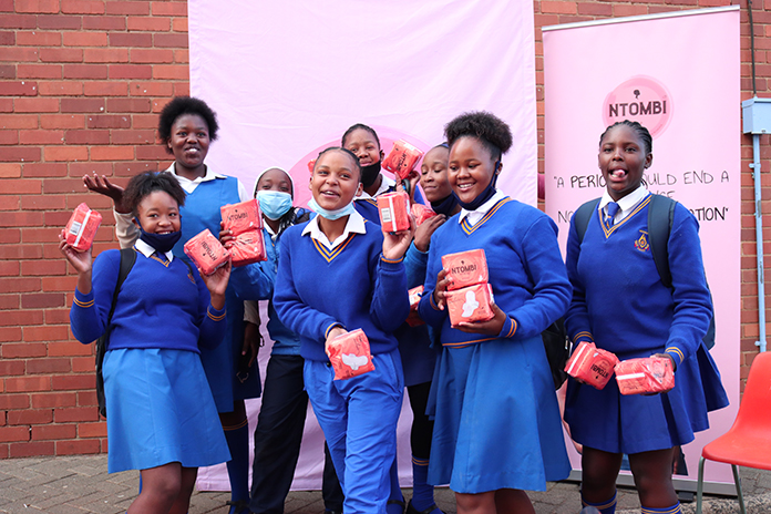 The Ntombi Project launches first pad drive with ITEC and Hodisa Technical Secondary School